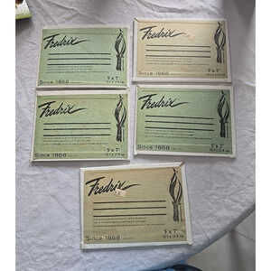 NEW Lot of 5 Vtg Fredrix Acrylic Oil Painting Landscape Canvas Panels 5"x7"